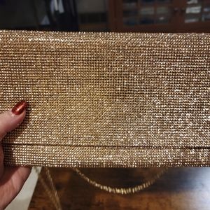 David Bridal's Rose Gold Clutch (NWOT)